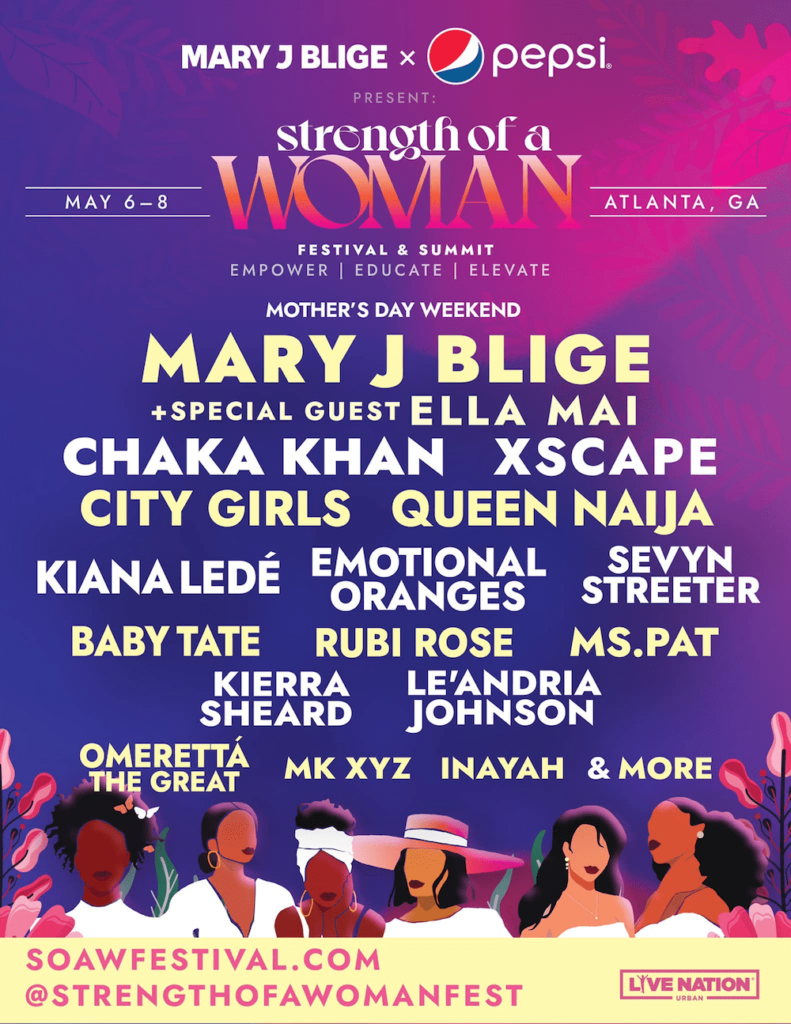 black music festival strength of a woman eventnoire